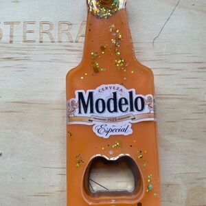 ModelCo Orange and Gold Key Card Holder